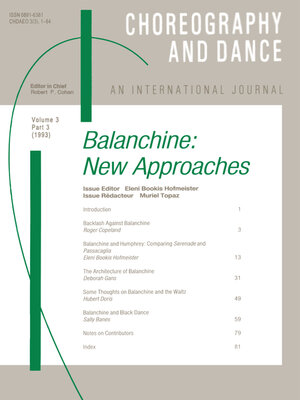 cover image of Balanchine